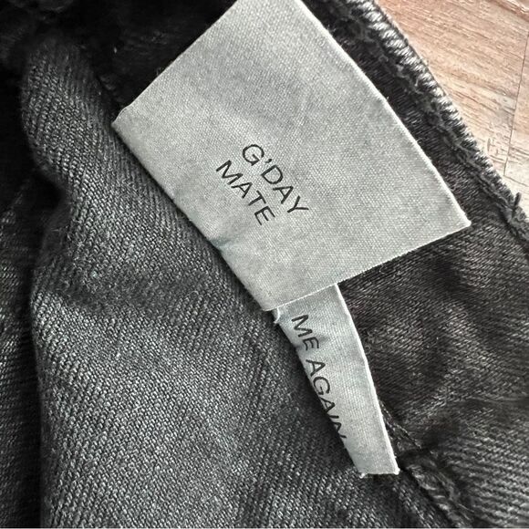 Rolla’s Black High Rise Wide Leg Jeans Women’s Size 24 Aussie 6 G’Day Mate - Picture 12 of 12